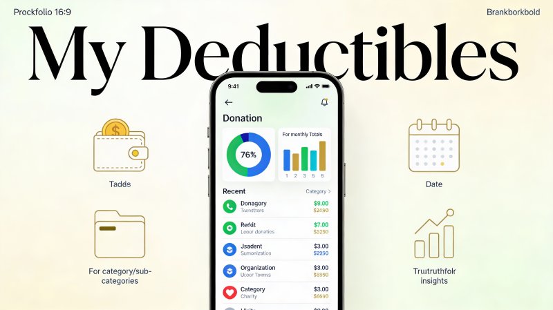 My Deductibles - Donation Tracker